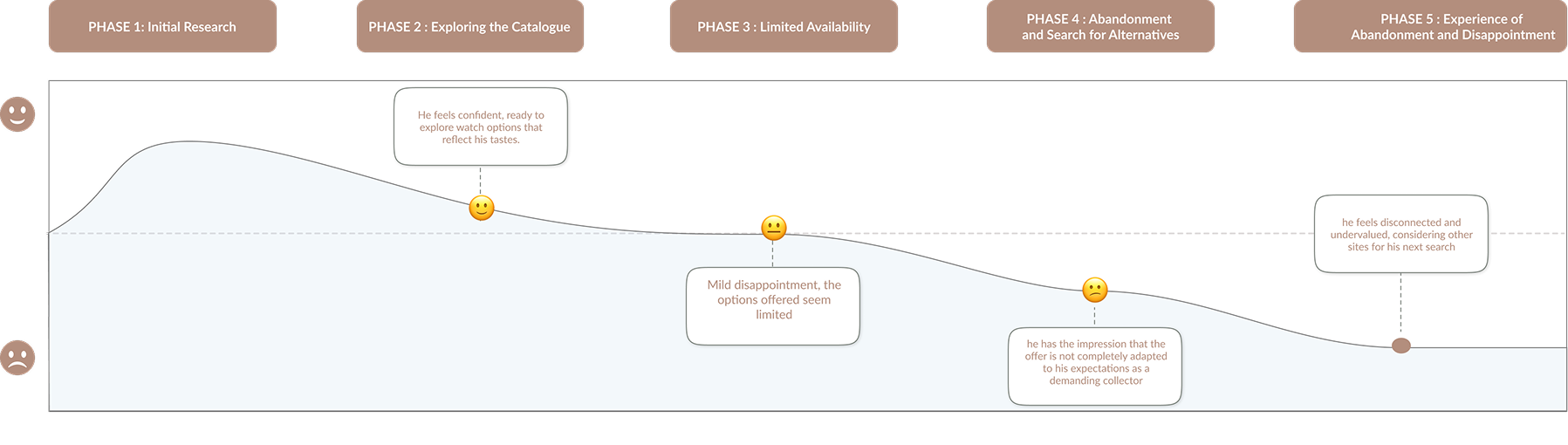 User journey map